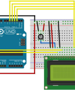 מסך LCD חיבורים לארדואינו