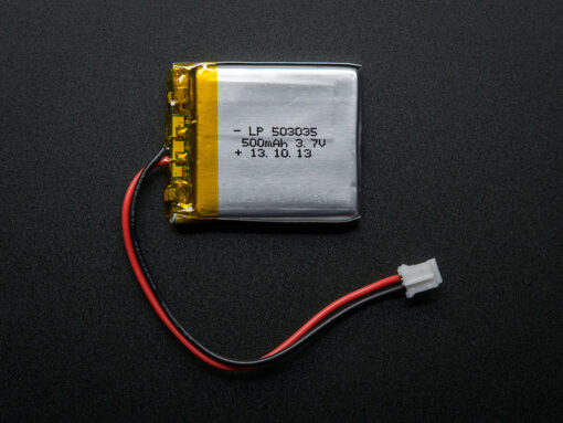 בטריה נטענת ליתיום פולימר 500mah