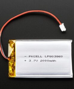 בטריה LIPO נטענת 2000mah 3.7V