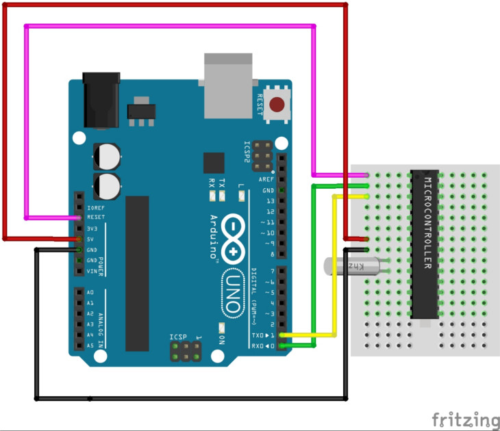  atmega328 העלאת קוד